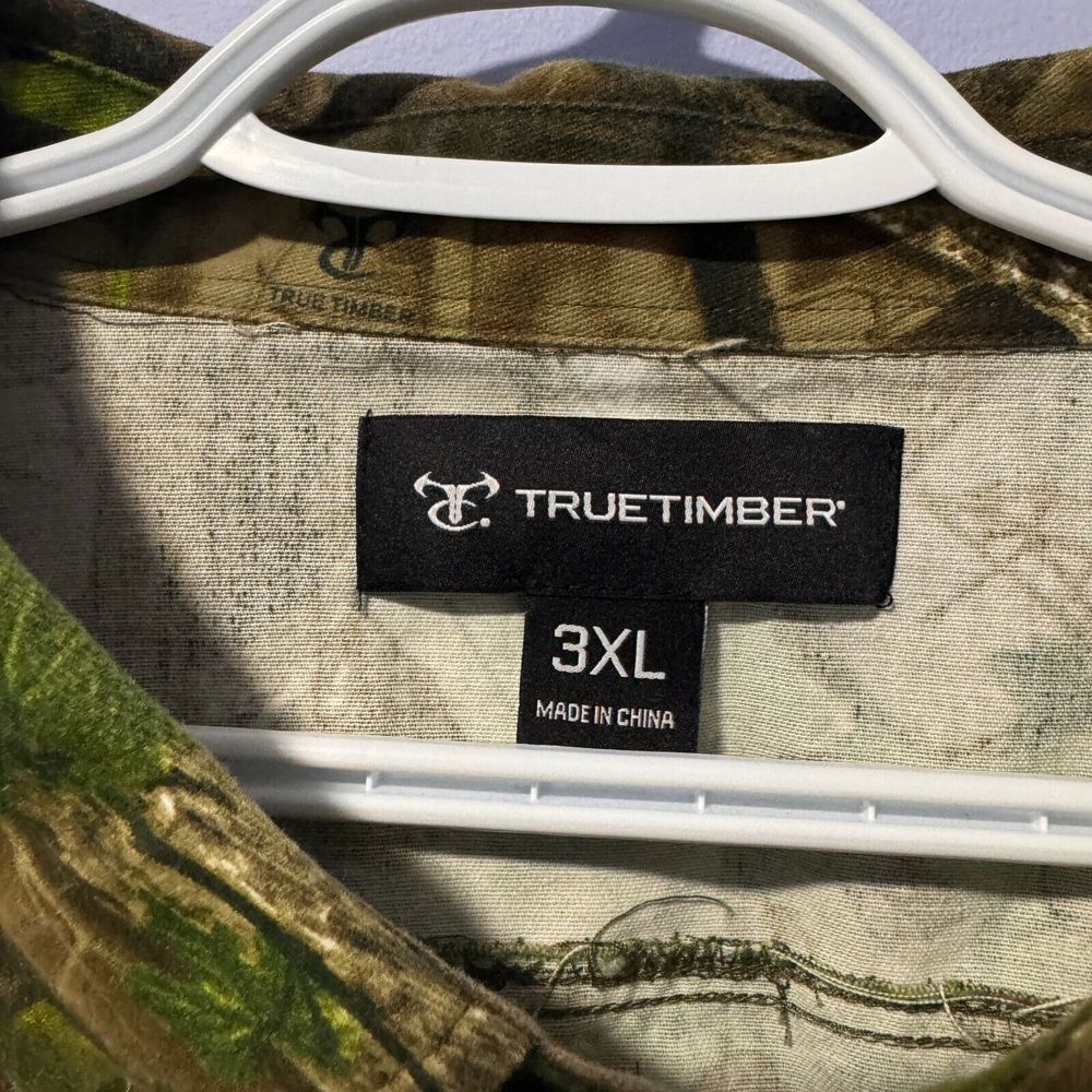 True Timber tree camo 3XL button down shirt - Picture 3 of 5